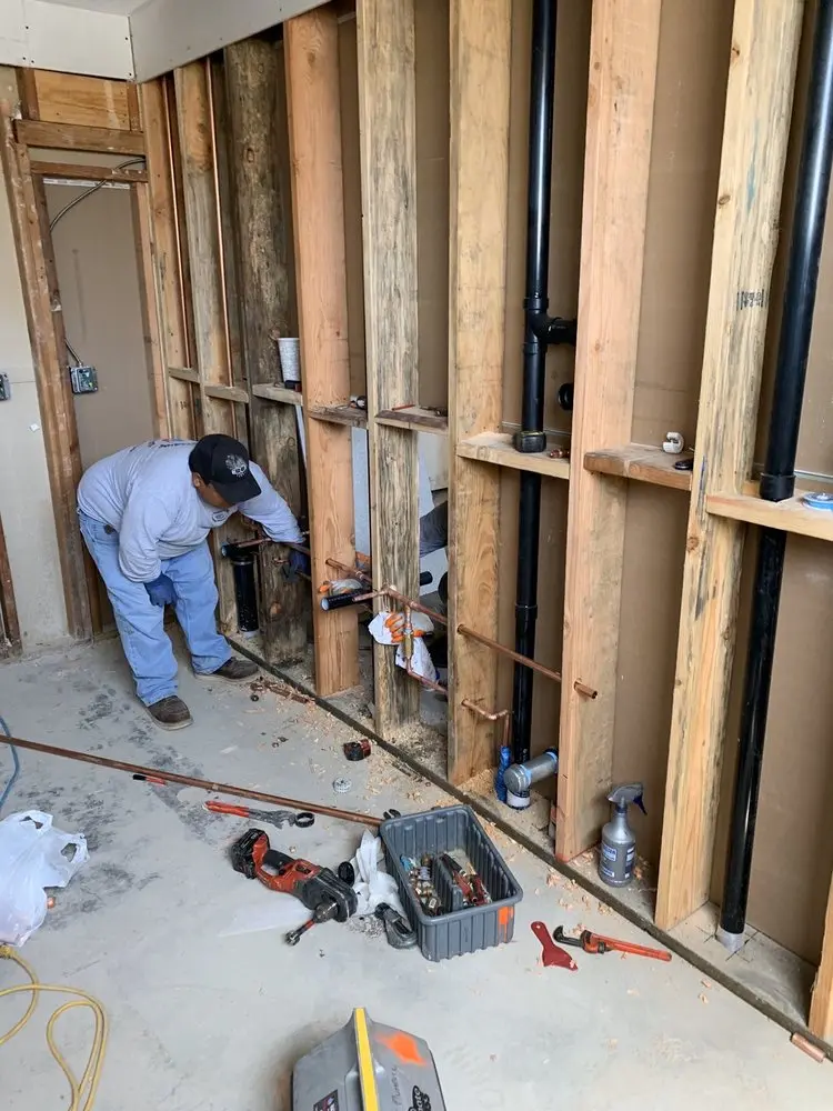 Commercial rough-in plumbing for Gas Line Repair in Avon Lake